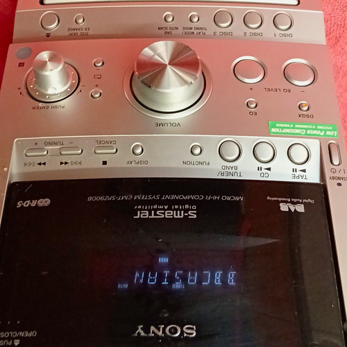 Sony cmt spz90db - sony, micro
